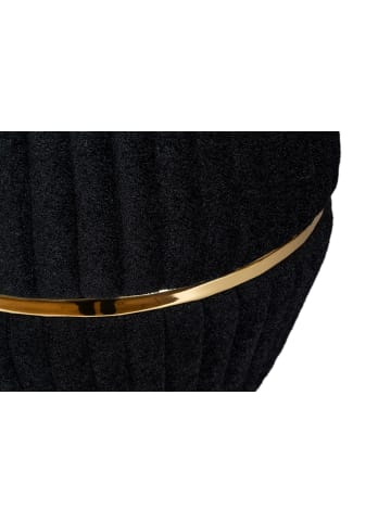 Kayoom Hocker Doric in schwarz - gold