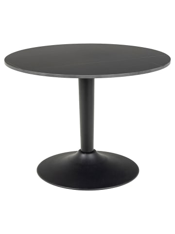 ebuy24 Couchtisch Malta Mattschwarz 60 x 60 cm