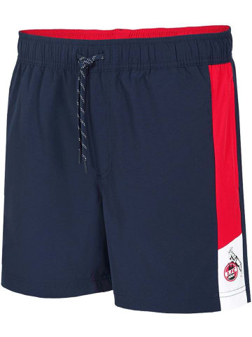 Fußballverein 1. FC Köln Badehose "Badehose Im Wasserfeld" in Blau