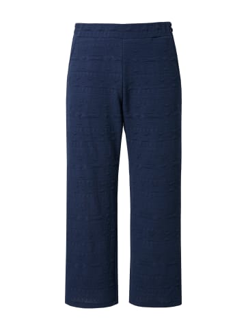 Ulla Popken Schlupfhose in navy blau