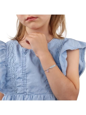 Prinzessin Lillifee Identarmband Silber 925, rhodiniert in Rosa