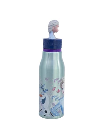 Disney Frozen Trinkflasche Aluminium, 690ml, mit Sicherheitsverschluss