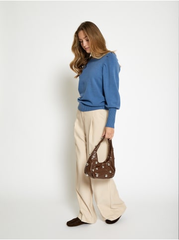 Peppercorn Pullover in Blue Riverside