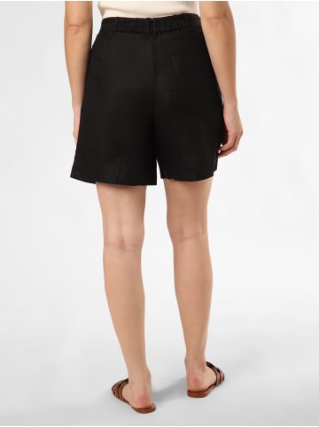 OPUS Leinenshorts Marilla in schwarz