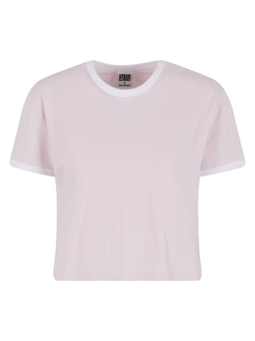 Urban Classics T-Shirts in blushedrose/white