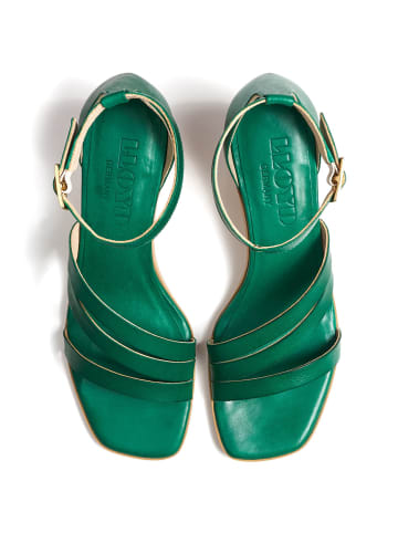 LLOYD Sandale Hochwertige Sandalette in DUNKELGRÜN