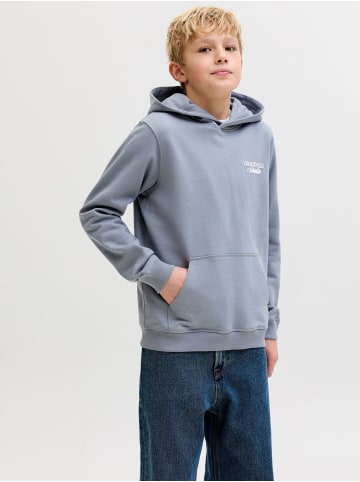 JACK & JONES Junior Hoodie JORNORREBRO TYPO BACK SWEAT HOOD JNR in tradewinds