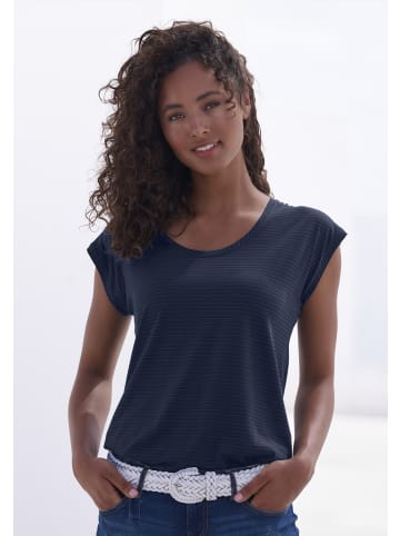 Beach Time Kurzarmshirt in navy