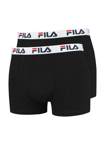 Fila Boxershort 2er Pack in schwarz