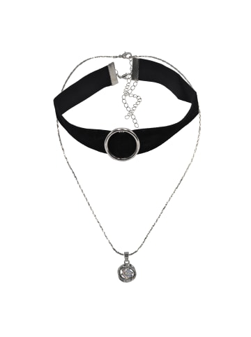 Steuer Modeschmuck Metall in Schwarz