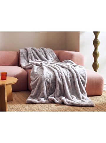 Kuscheldecke CHAAB in Grau - (W) 150 x (H) 2 x (L) 200 cm