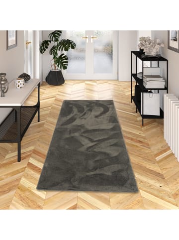 Snapstyle Hochflor-Läufer Deluxe in anthrazit