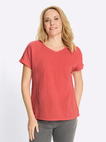 Sieh an! Schlupfbluse in grapefruit