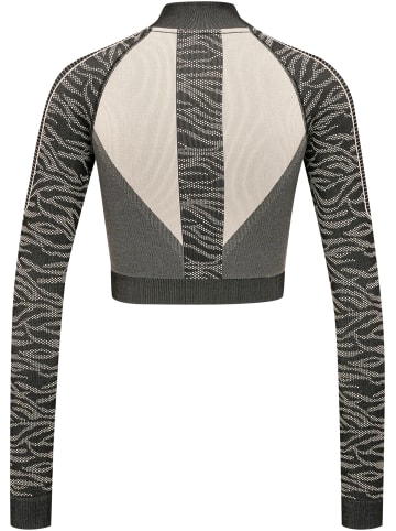 Hummel Hummel Halbreißverschluss Sweatshirt Hmlmt Mila Damen in BLACK/CHATEAU GREY