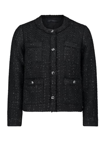 Betty Barclay Blazer-Jacke mit Fransen in Schwarz