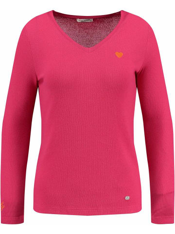 KEY LARGO V-Kragen Pullover für Damen in pink