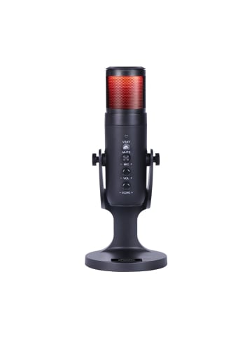 COFI 1453 Qware Gaming Mikrofon USB Mikrofon mit RGB Hintergrundbeleuchtung in Schwarz