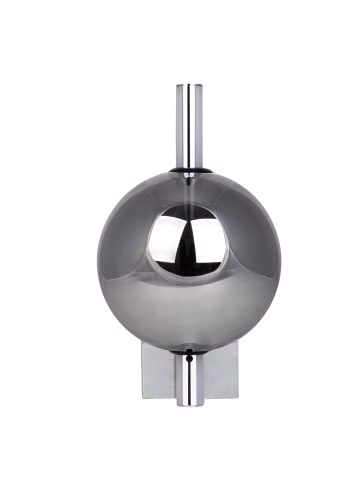 näve LED Wandleuchte "NOVA" in chrome - (L)18 cm x (B)22.2 cm x (H)31.3 cm - EEK E
