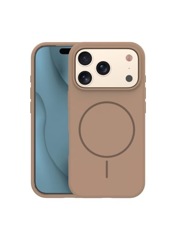 COFI 1453 TFO Silicone Thin Mag kompatibel mit Apple iPhone 18 Pro und in Braun