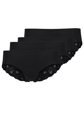 Skiny 4er Pack Panty in black