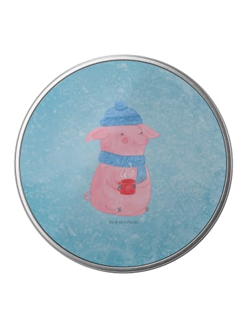 Mr. & Mrs. Panda Kaffeedose Schwein Glühwein ohne Spruch in Eisblau