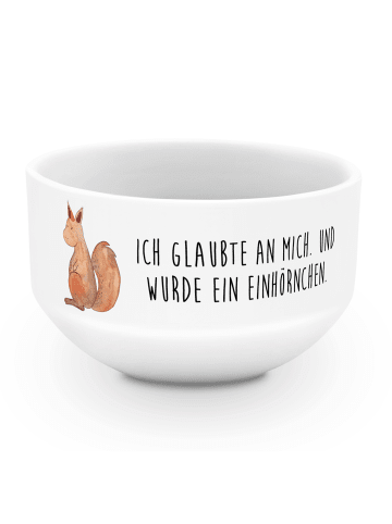 Mr. & Mrs. Panda frühstücksbowl Einhorn Glauben mit Spruch in Weiß