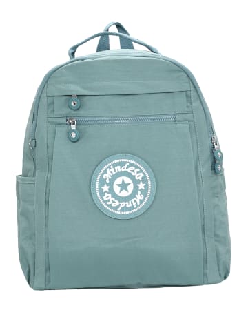Mindesa Damen Rucksack in Grau Blau