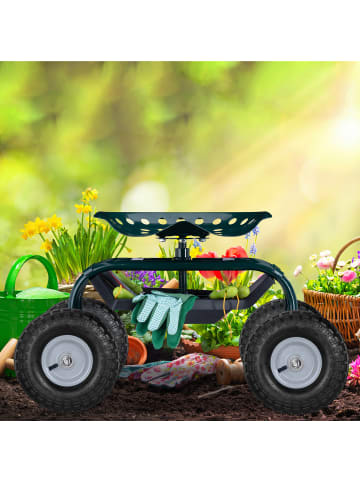 relaxdays 4x Sackkarrenrad 4.10/3.50-4 in Schwarz-Grau