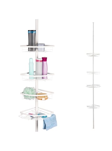 bremermann Teleskop-Eckregalmax. 290 cm weiß