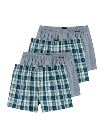 Schiesser Boxershorts Web in Grau