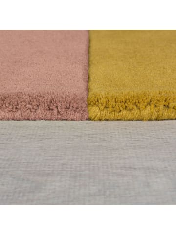 KADIMA DESIGN Wollteppich modern, abstrakt, rutschfest, Teppich 100% Wolle in Multi