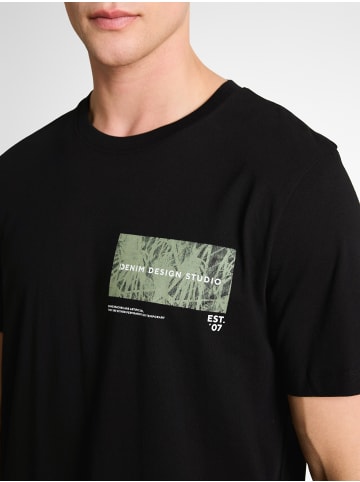 TOM TAILOR Denim Shirt in schwarz