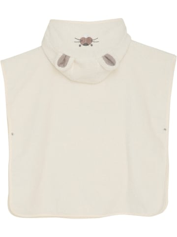 Pippi Babywear Bademantel "Hooded Bath Poncho" in Weiß