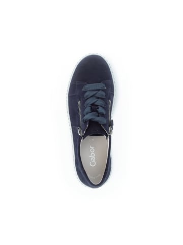 Gabor Sportliche Schnürschuhe in Blau
