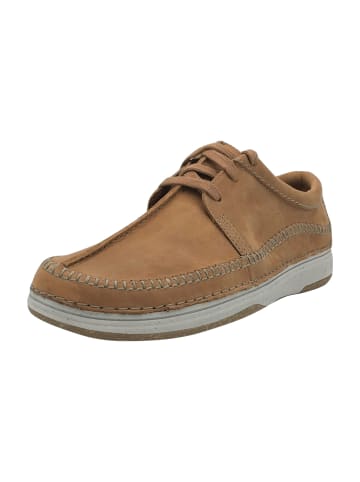 Clarks Mokassin Schnürschuhe in Braun