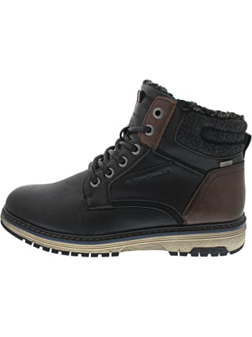 Tom Tailor Schnürstiefel Schwarz