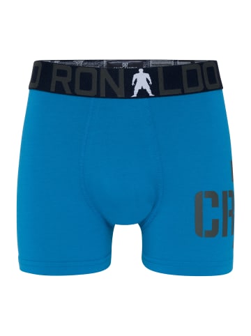 CR7 CRISTIANO RONALDO Boxer Boy's Trunk Bamboo in Blau