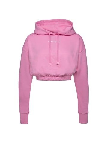 Champion Kapuzenpullover Hooded Crop Top in rosa