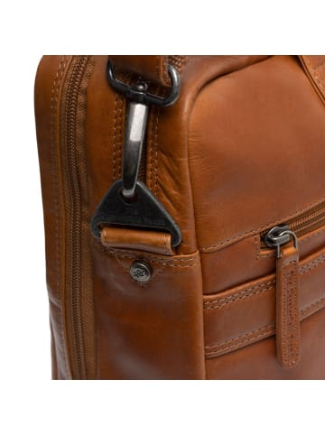 The Chesterfield Brand Frazer Aktentasche Leder 38 cm Laptopfach in cognac