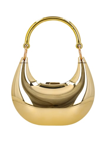 faina Women Handbag in Gold