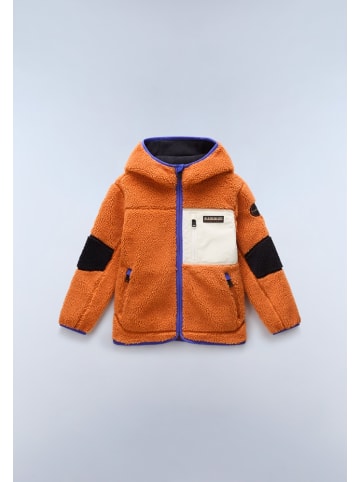 Napapijri Kinder Hoodie "K Yupik Fzh 3" in Orange