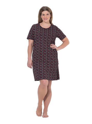 Ulla Popken Nachthemd in schwarz