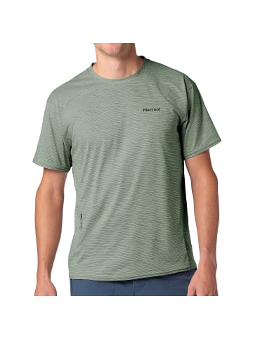 Marmot AirExchange UPF 50 Crew Short-Sleeve Shirt in Grüngrau
