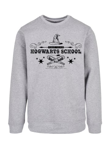F4NT4STIC Basic Sweatshirt Harry Potter Hogwarts First Year in grau meliert