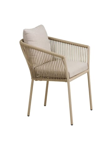 ebuy24 Gartenstuhl Selina Sandfarben 4er Set