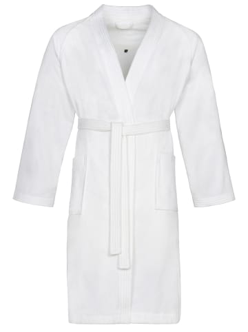 Vossen Bademantel in weiss