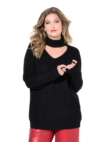 MIAMODA Pullover in schwarz