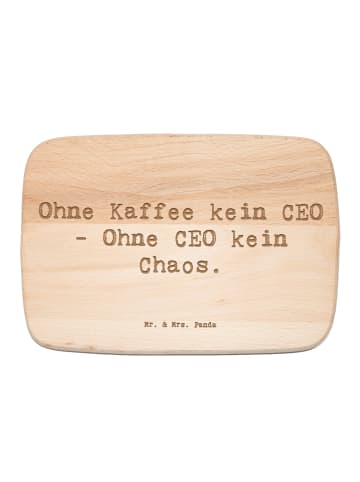 Mr. & Mrs. Panda Schneidebrett Holz Spruch ZeichenO ohne Chaos mit Sp... in Transparent