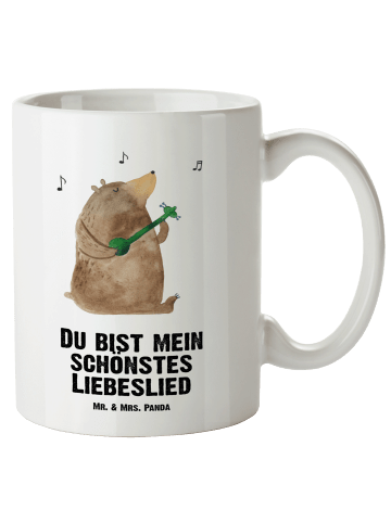 Mr. & Mrs. Panda Pott Bär Lied mit Spruch in Weiß