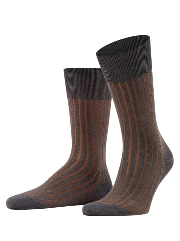 Falke Socken Shadow in Anthracite/braun